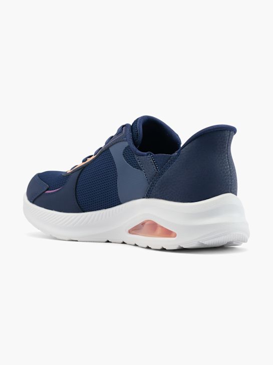 skechers centourist ar swift ajuste slip-on treinador azul deichmann