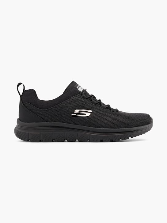 skechers graciosa 4.0 slip-on treinador preto deichmann