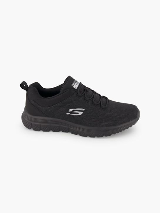 skechers graciosa 4.0 slip-on treinador preto deichmann