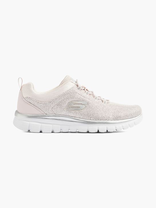 skechers graciosa 2.0 treinador cor-de-rosa deichmann