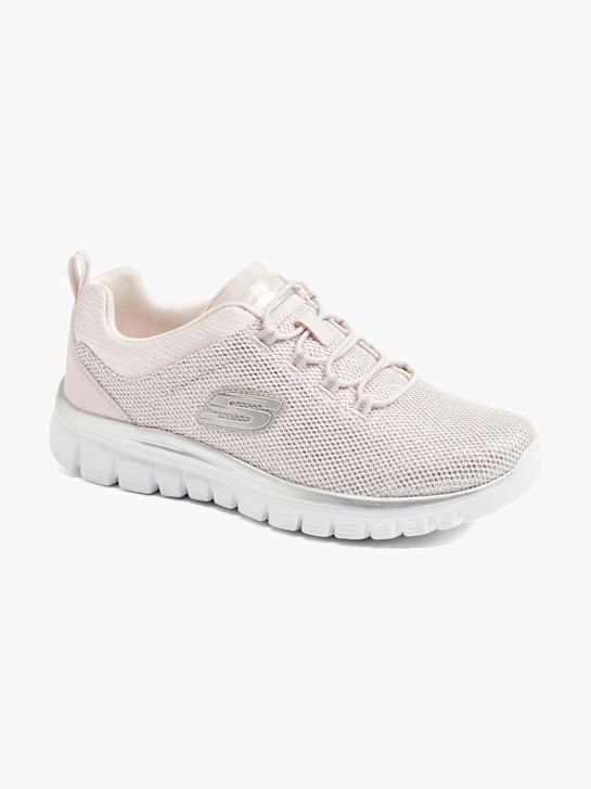skechers graciosa 2.0 treinador cor-de-rosa deichmann
