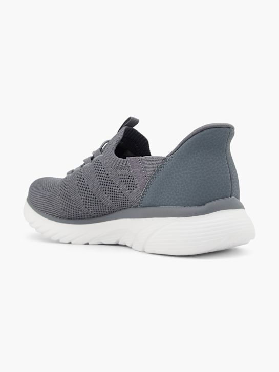 skechers swift ajuste Único fornecedor slip-on treinador cinza deichmann