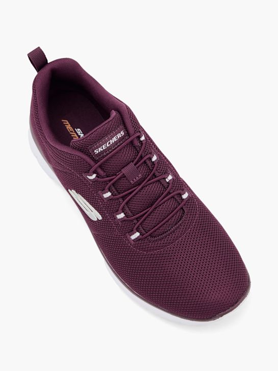 skechers pura genialidade otimista mistura slip-on treinador borgonha deichmann
