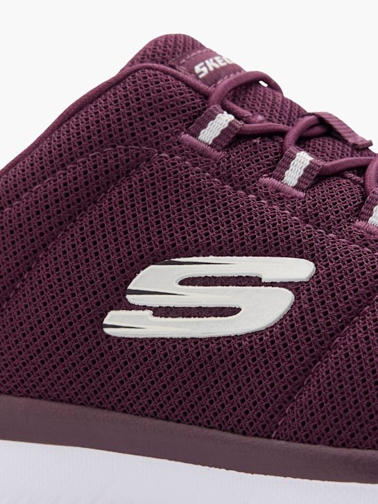 skechers pura genialidade otimista mistura slip-on treinador borgonha deichmann