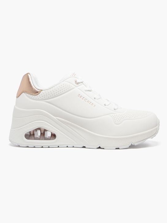 skechers uno cunha robusto treinador branco deichmann