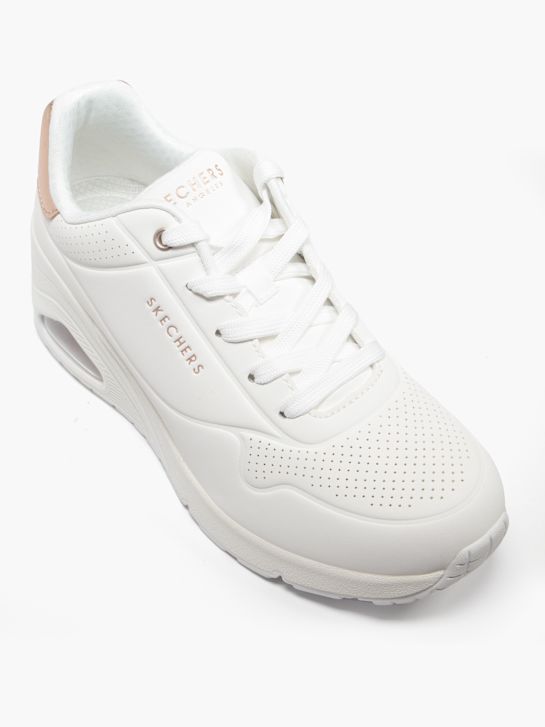 skechers uno cunha robusto treinador branco deichmann