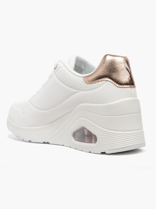 skechers uno cunha robusto treinador branco deichmann