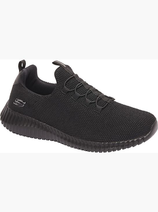 skechers ultra flex slip-on treinador preto deichmann