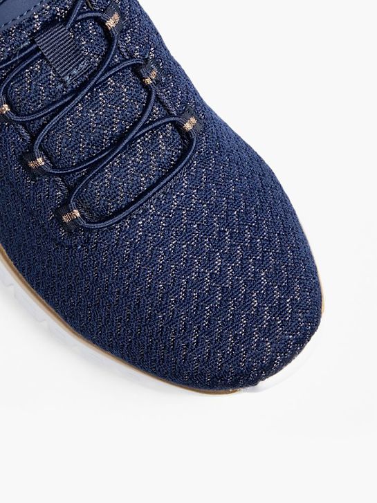 skechers graciosa 2.0 slip-on treinador azul deichmann