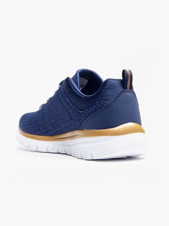 skechers graciosa 2.0 slip-on treinador azul deichmann