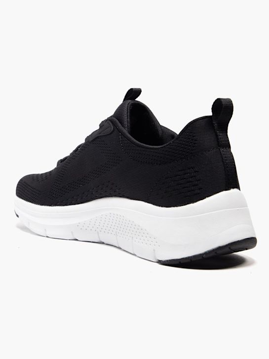 skechers arco de conforto slip-on treinador preto deichmann
