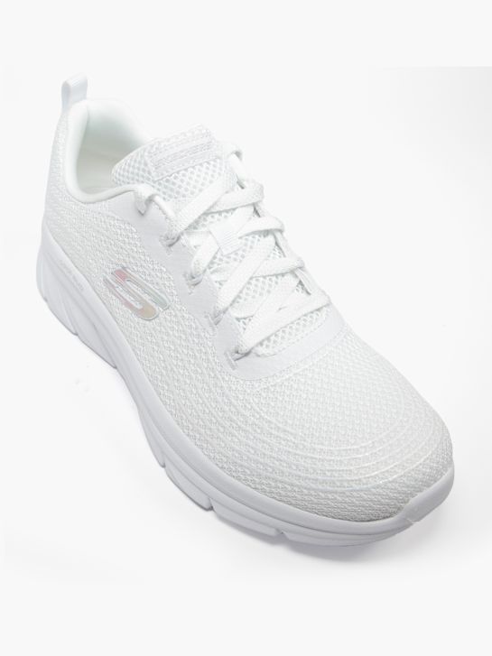 skechers almofada walker treinador branco deichmann