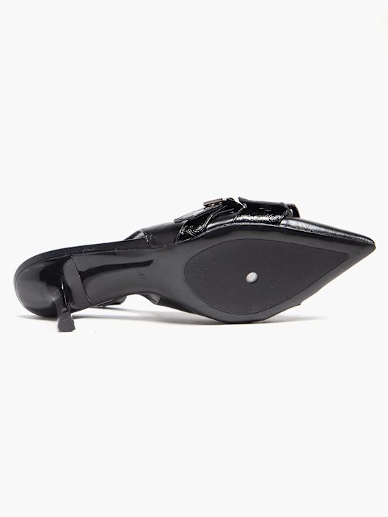passarela slingback calcanhar preto deichmann
