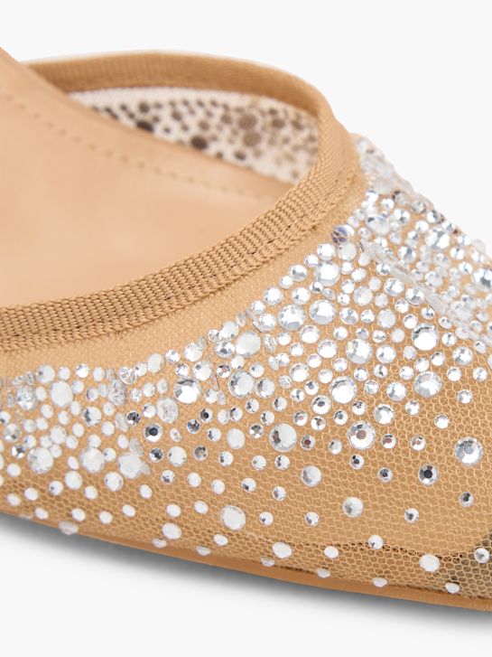 passarela slingback calcanhar bege deichmann