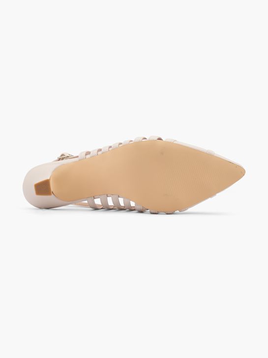passarela slingback calcanhar bege deichmann