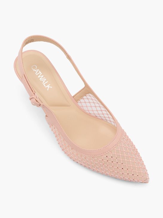 passarela slingback calcanhar bege deichmann
