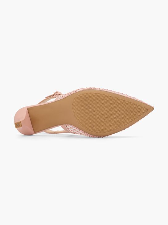 passarela slingback calcanhar bege deichmann