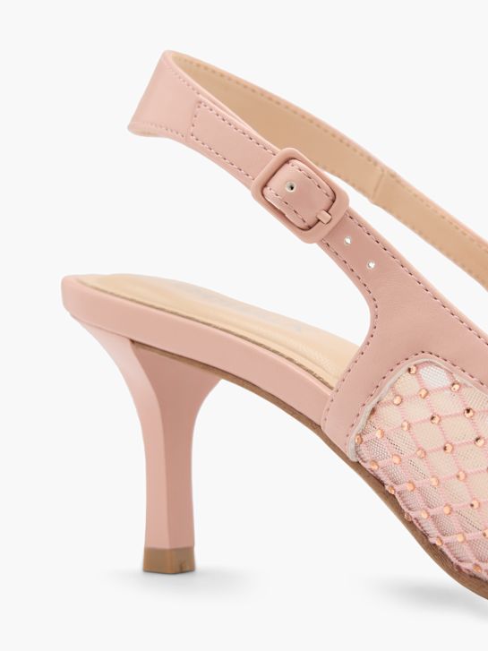 passarela slingback calcanhar bege deichmann