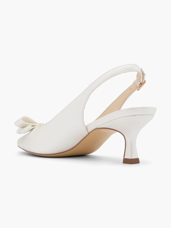 passarela slingback calcanhar branco deichmann