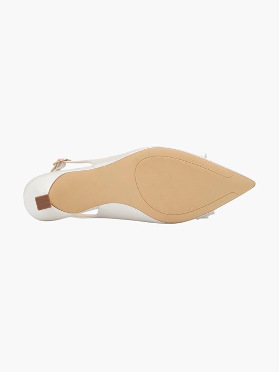 passarela slingback calcanhar branco deichmann