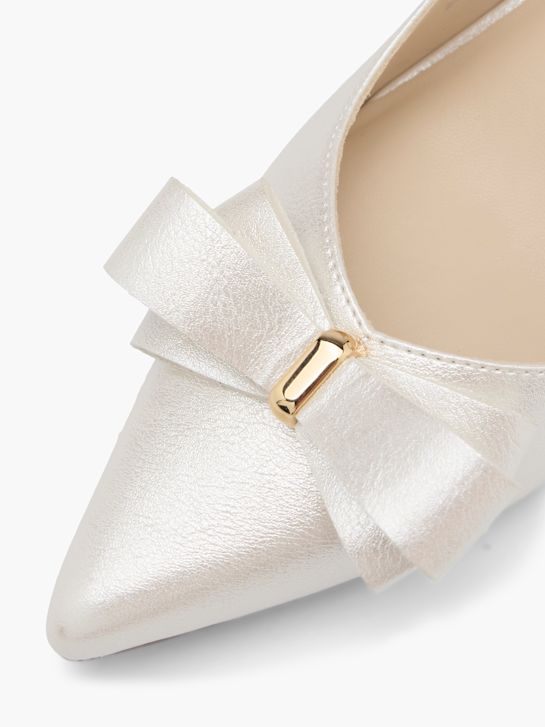passarela slingback calcanhar branco deichmann