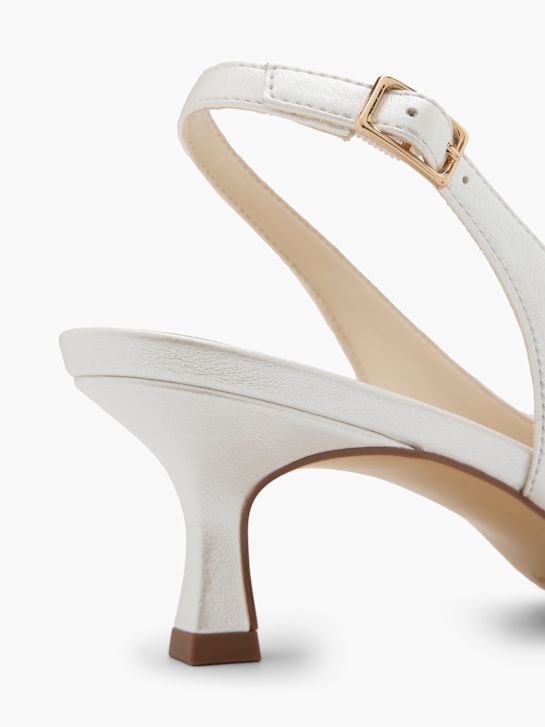 passarela slingback calcanhar branco deichmann