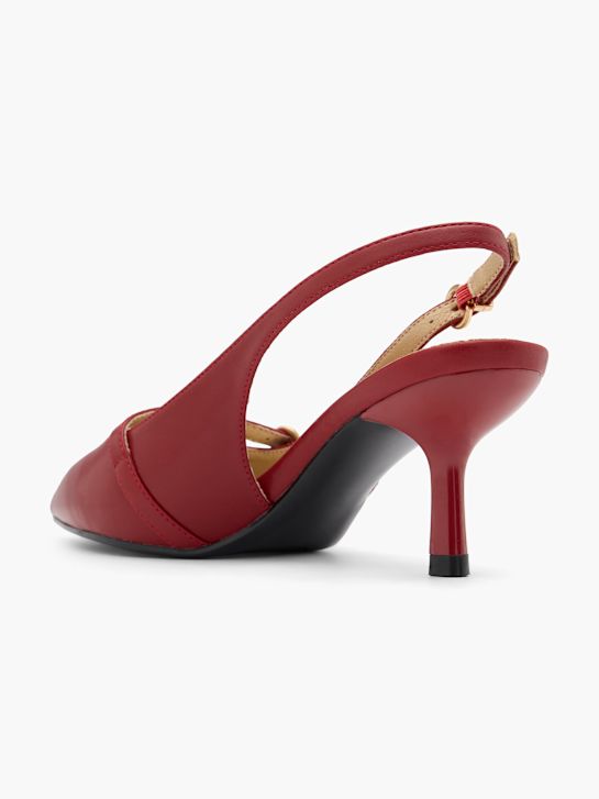 passarela slingback calcanhar vermelho deichmann