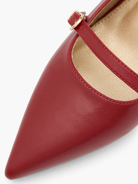 passarela slingback calcanhar vermelho deichmann