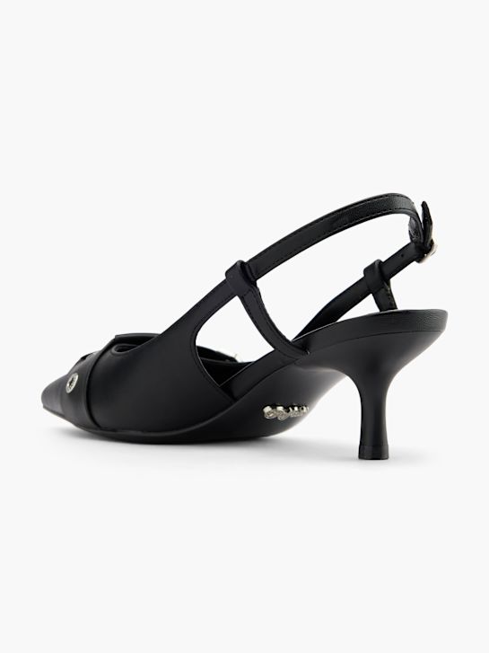 buffalo slingback calcanhar preto deichmann