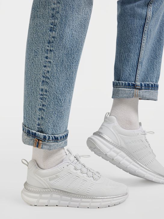 banco slip-on treinador branco deichmann