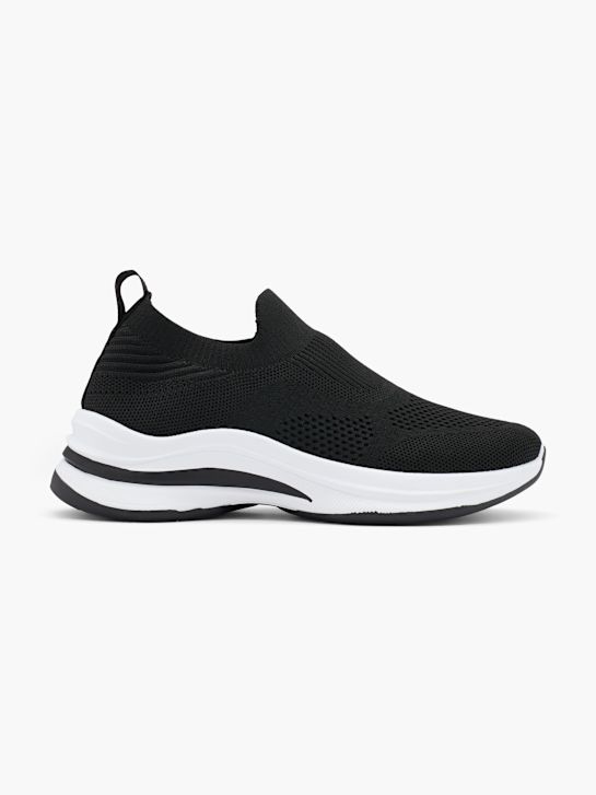 graceland slip-on treinador preto deichmann
