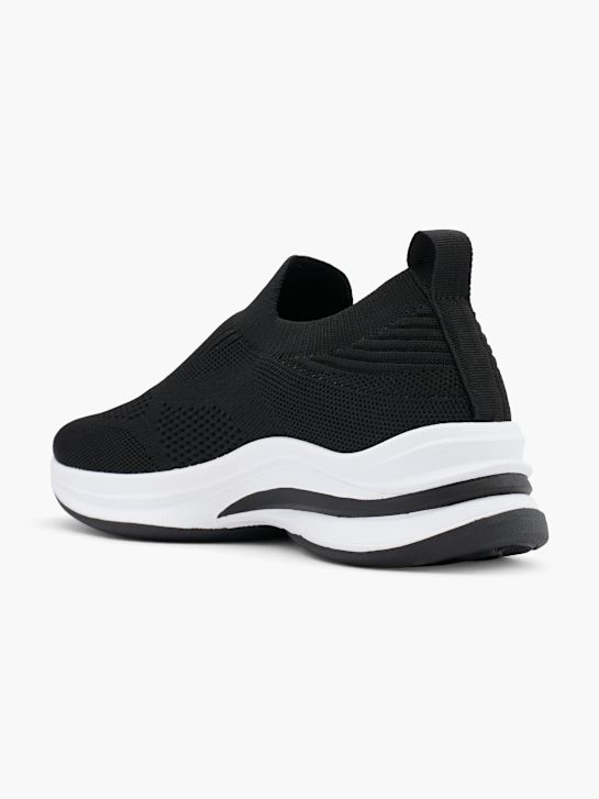 graceland slip-on treinador preto deichmann