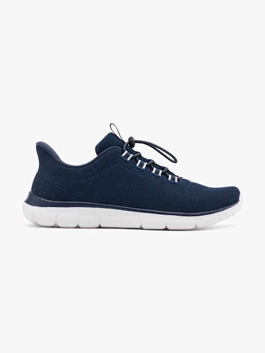 fácil de rua slip-on treinador azul deichmann