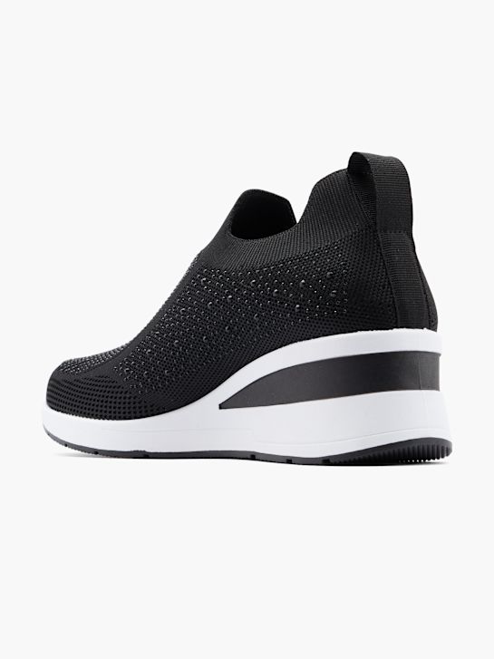 graceland slip-on treinador preto deichmann