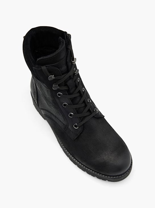 land rover lace-up bota preta deichmann