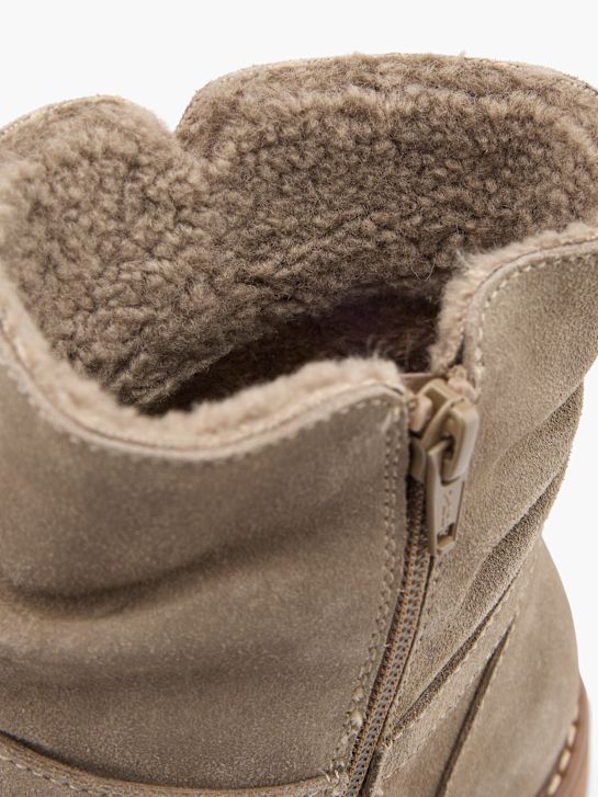 hush puppies de inverno de inicialização taupe deichmann
