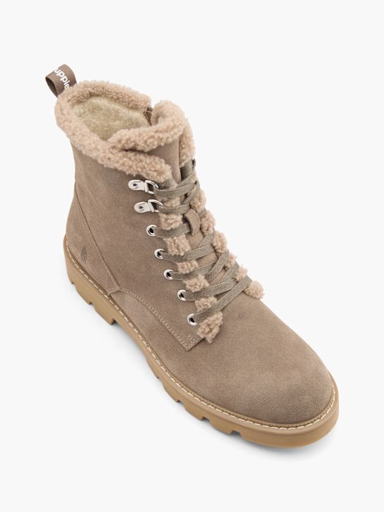 hush puppies lace-up bota taupe deichmann