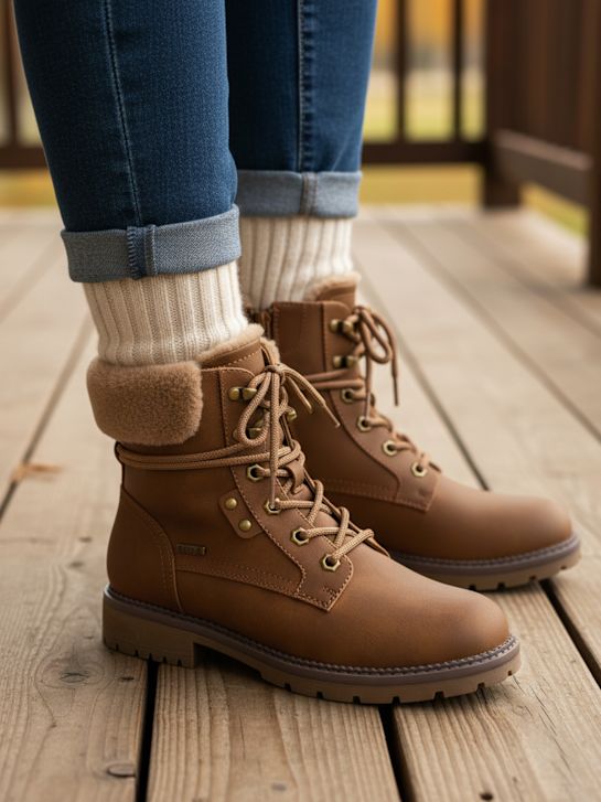 land rover lace-up bota marrom deichmann