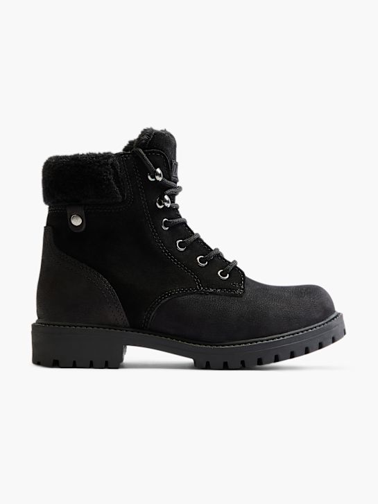 land rover lace-up bota preta deichmann