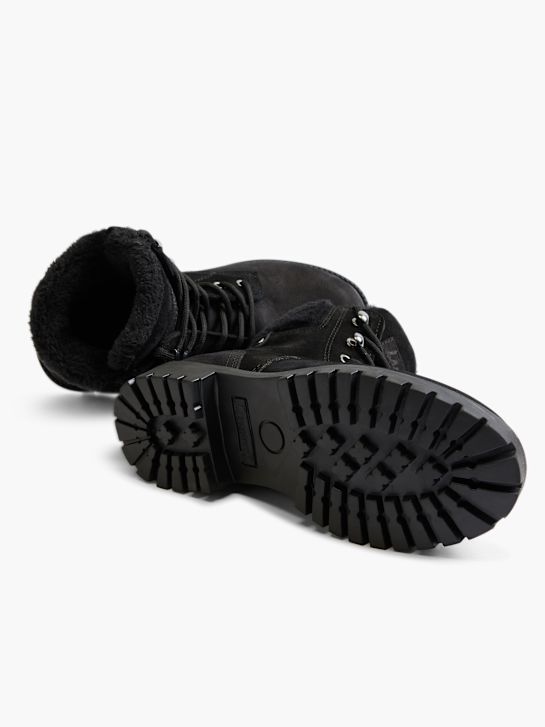 land rover lace-up bota preta deichmann