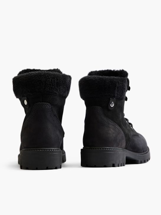 land rover lace-up bota preta deichmann