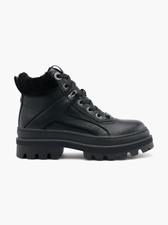 buffalo lace-up bota preta deichmann