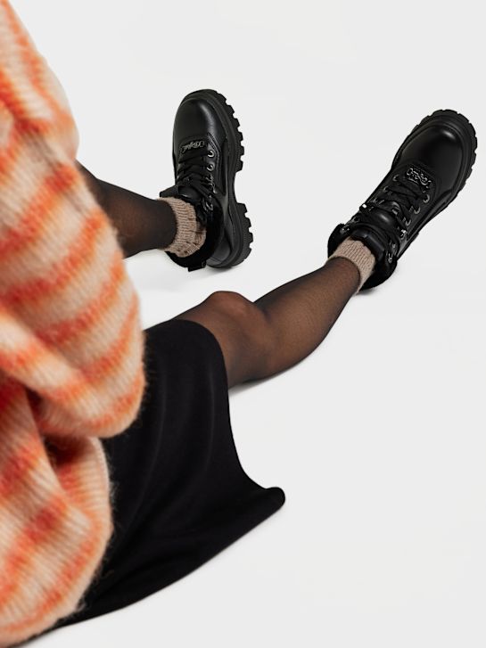 buffalo lace-up bota preta deichmann