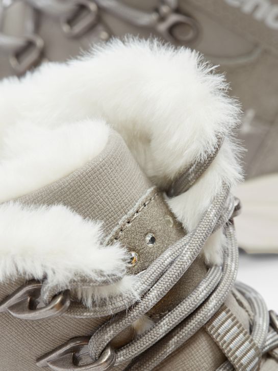 banco de lace-up bota cinza deichmann