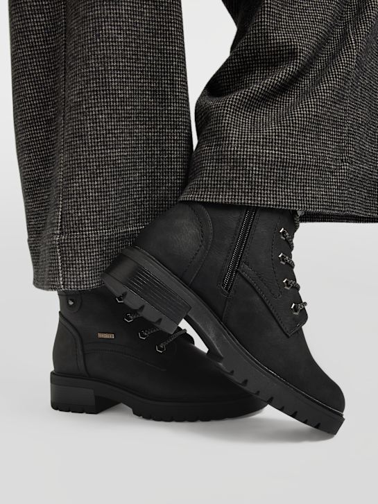 land rover lace-up bota preta deichmann