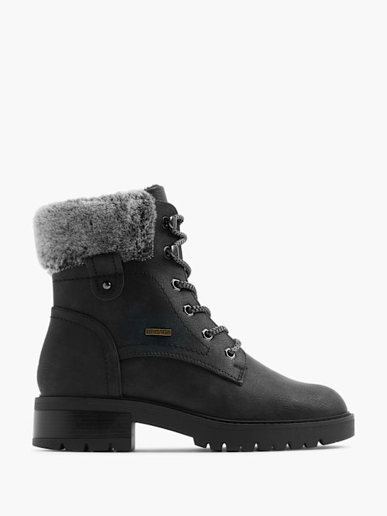 land rover lace-up bota preta deichmann