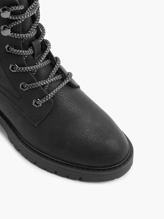 land rover lace-up bota preta deichmann