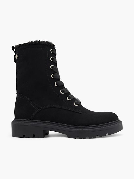 land rover lace-up bota preta deichmann