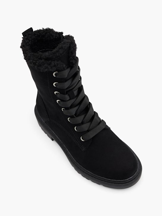 land rover lace-up bota preta deichmann