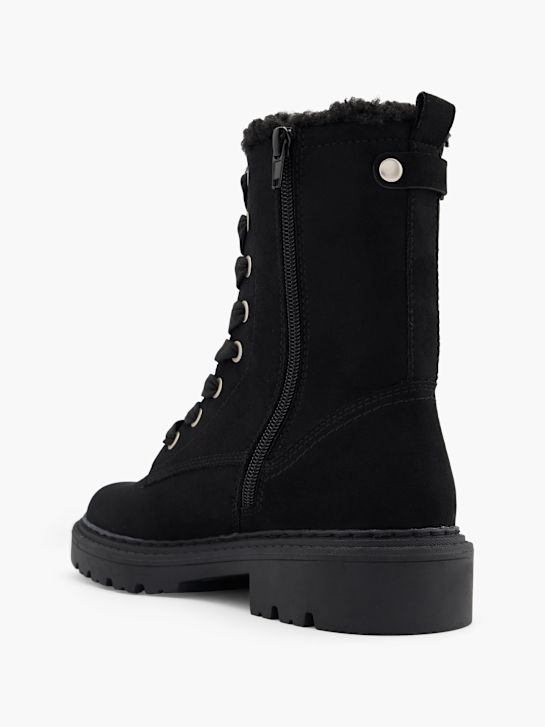land rover lace-up bota preta deichmann